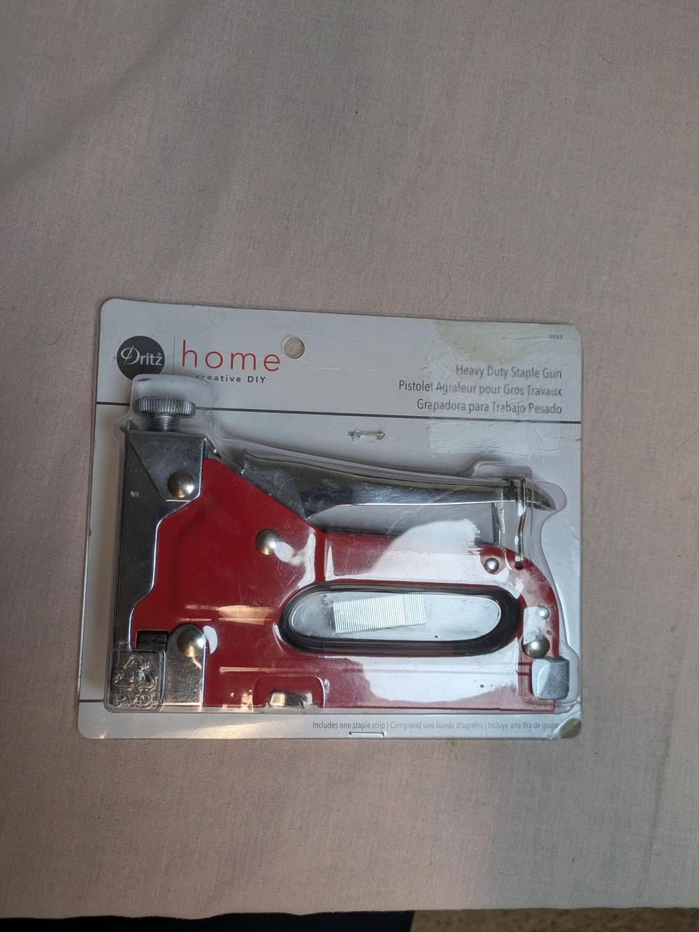 New Never Used! Red Heavy-Duty Upholstery Staple Gun